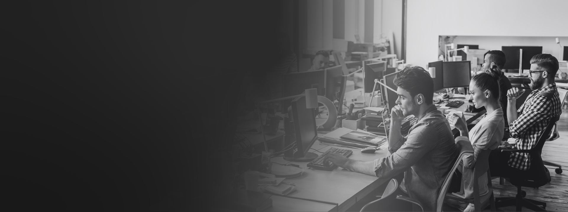 Team doing someone task